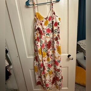 Old Navy Multicolor Floral Maxi Dress